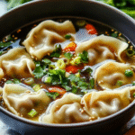 Sopa de Empanadillas Asiáticas