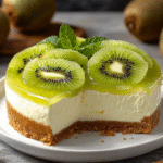 Tarta de Queso de Kiwi Sin Horno