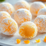 Trufas de Naranja y Crema Sin Hornear
