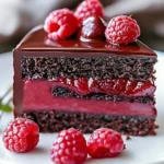 Pastel Trufado de Chocolate y Frambuesa First Image First Image