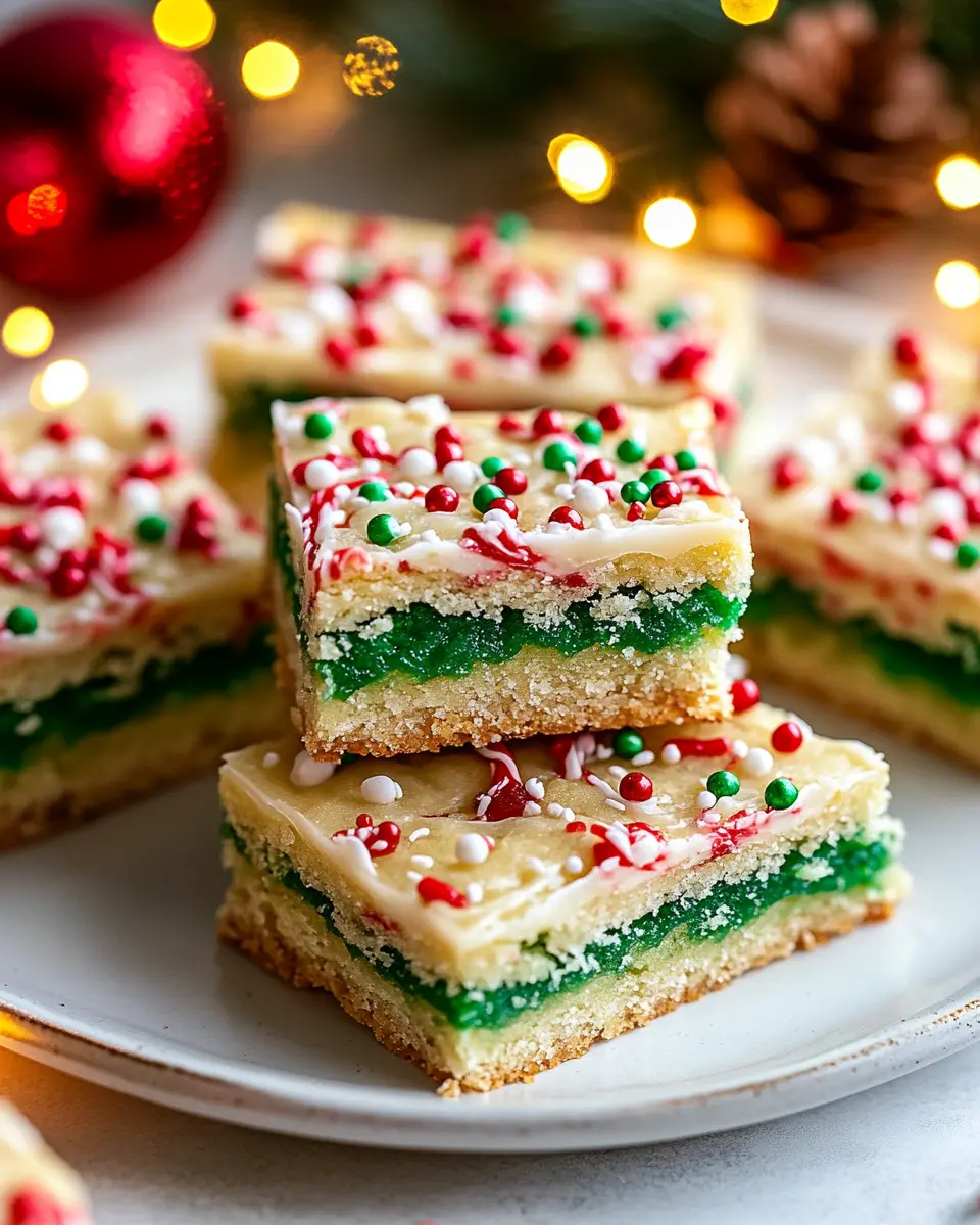 Mejores Barras de Galleta de Navidad First Image First Image