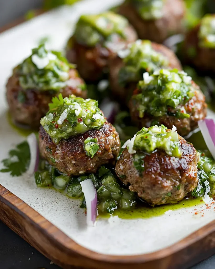 Albóndigas Picantes de Cordero con Salsa Verde First Image First Image
