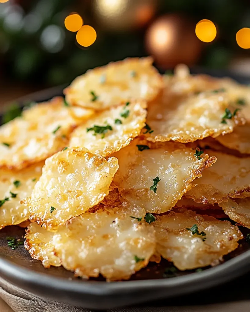 Crispitas Navideñas de Queso con Hierbas y Ajo First Image First Image
