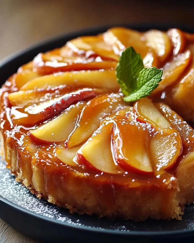 Tarta Invertida de Manzana Caramelizada First Image First Image