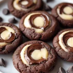 Galletas de Chocolate con Huella de Dedo y Crema de Vainilla First Image First Image
