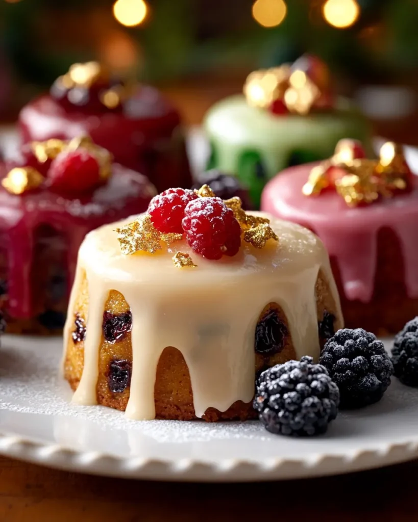 Mini Pasteles de Navidad First Image First Image