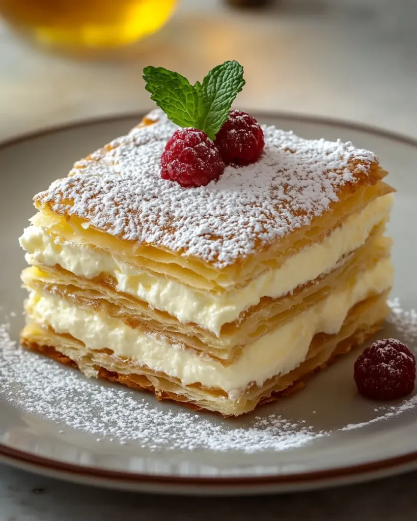 Mille-feuille Cremoso con Azúcar Glas First Image First Image