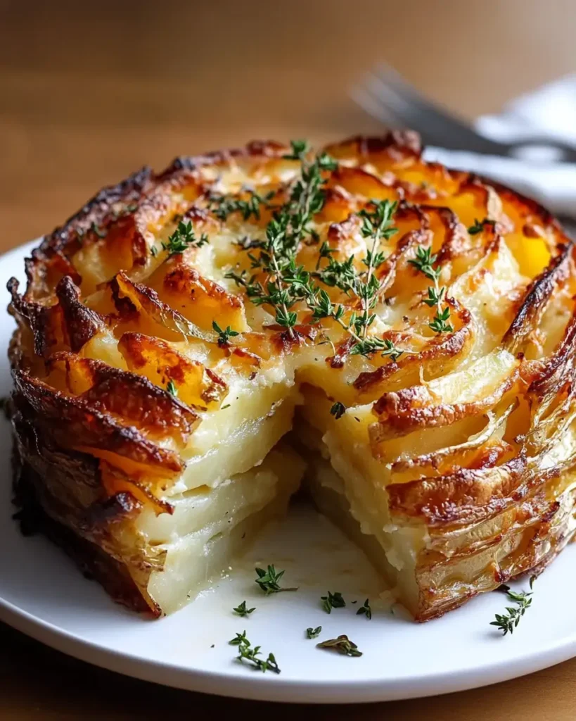 Gratin de Batata en Forma de Corona First Image First Image