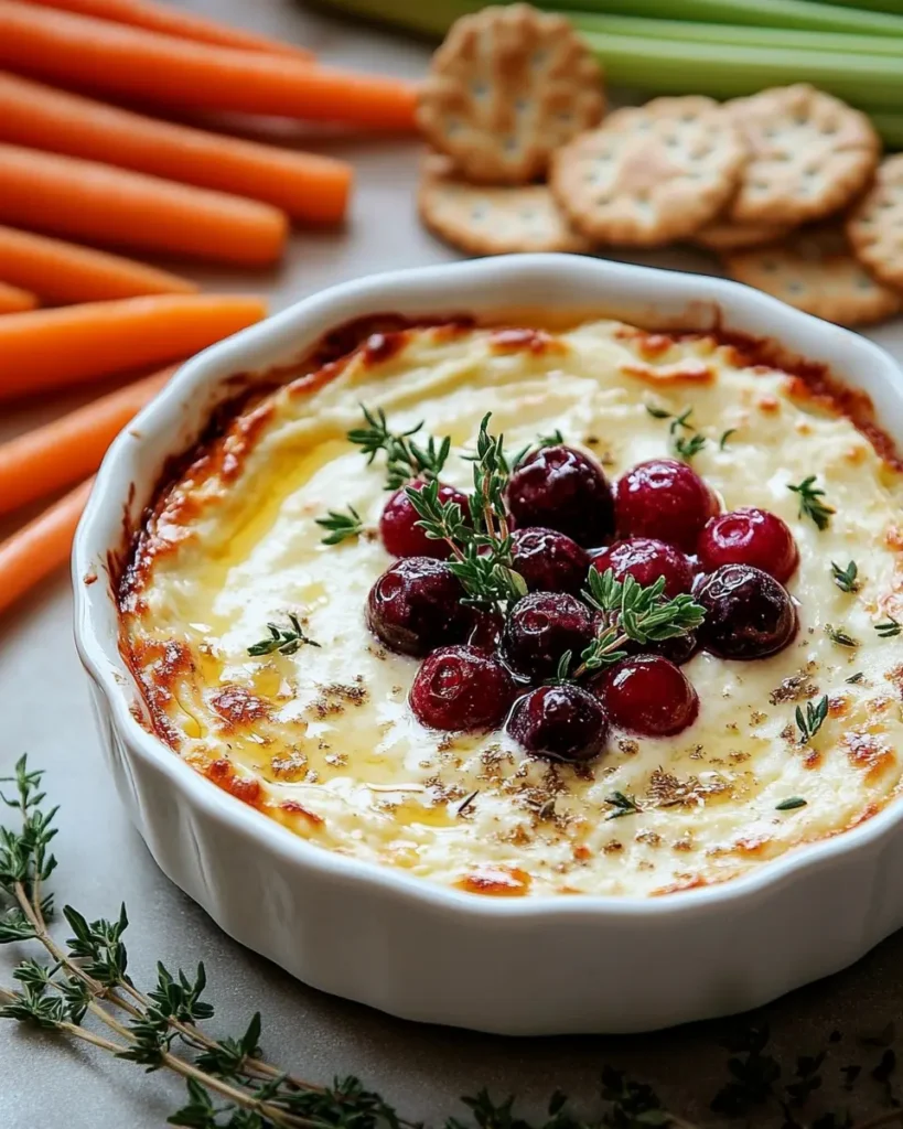 Dip de Queso Crema y Arándanos al Horno First Image First Image