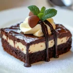 Brownille - Pastel de chocolate y crema de vainilla First Image First Image