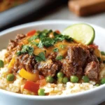 Cazuela Reconfortante de Carne y Arroz First Image First Image