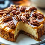 Pastel de Yogur de Calabaza con Nueces Pecanas y Jarabe de Arce First Image First Image