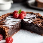 Tarta de Brownie Pegajosa First Image First Image