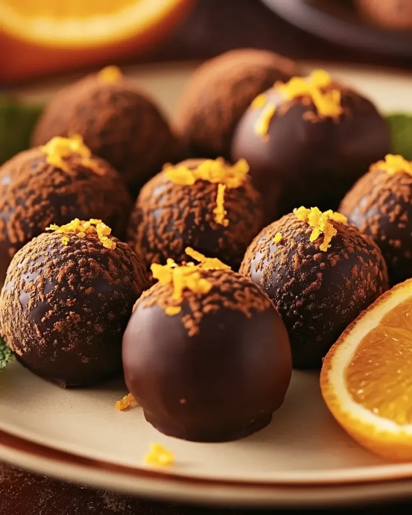 Trufas de Chocolate con Naranja First Image First Image