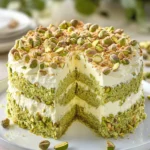 Torta de Capa de Pistacho y Mascarpone First Image First Image