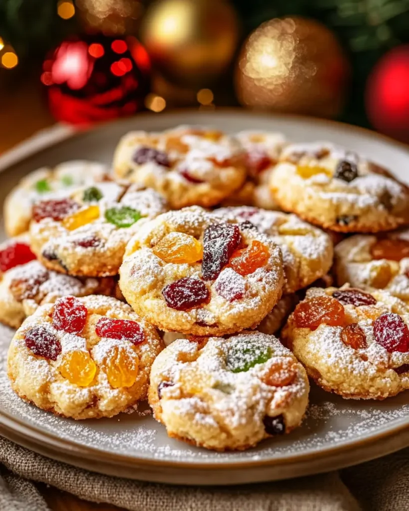 Galletas de Frutas de Navidad Fáciles First Image First Image