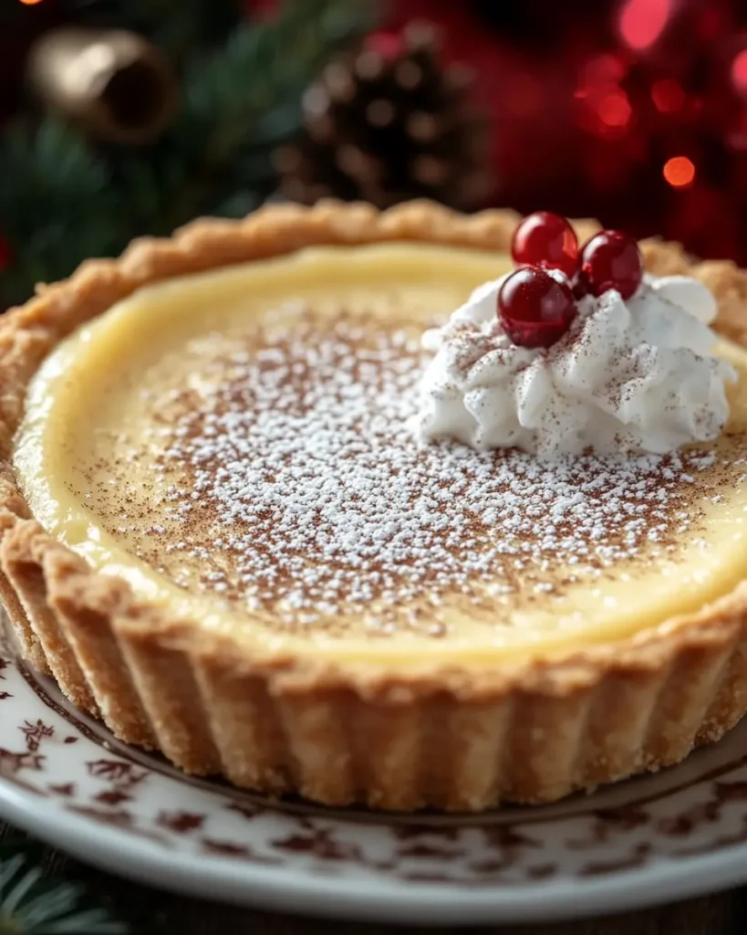 Tarta de Natillas de Canela y Vainilla para Nochebuena First Image First Image