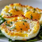 Huevos al Horno con Requesón y Espinacas First Image First Image