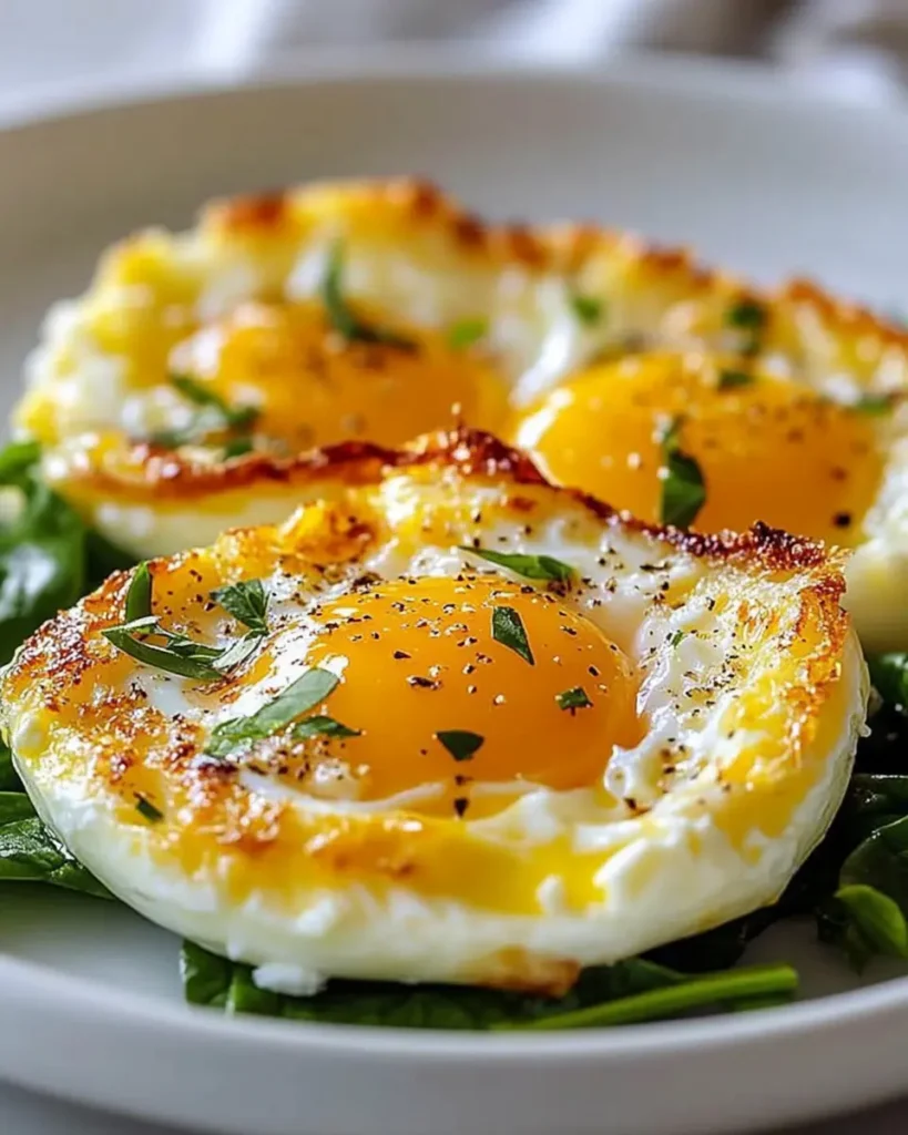 Huevos al Horno con Requesón y Espinacas First Image First Image