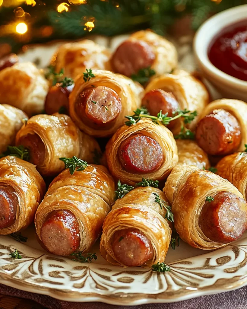 Holiday Pigs in a Blanket First Image First Image