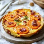 Clafoutis de zanahorias, bacon y queso de cabra First Image First Image