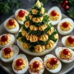 Huevos Endiablados en Forma de Árbol de Navidad First Image First Image