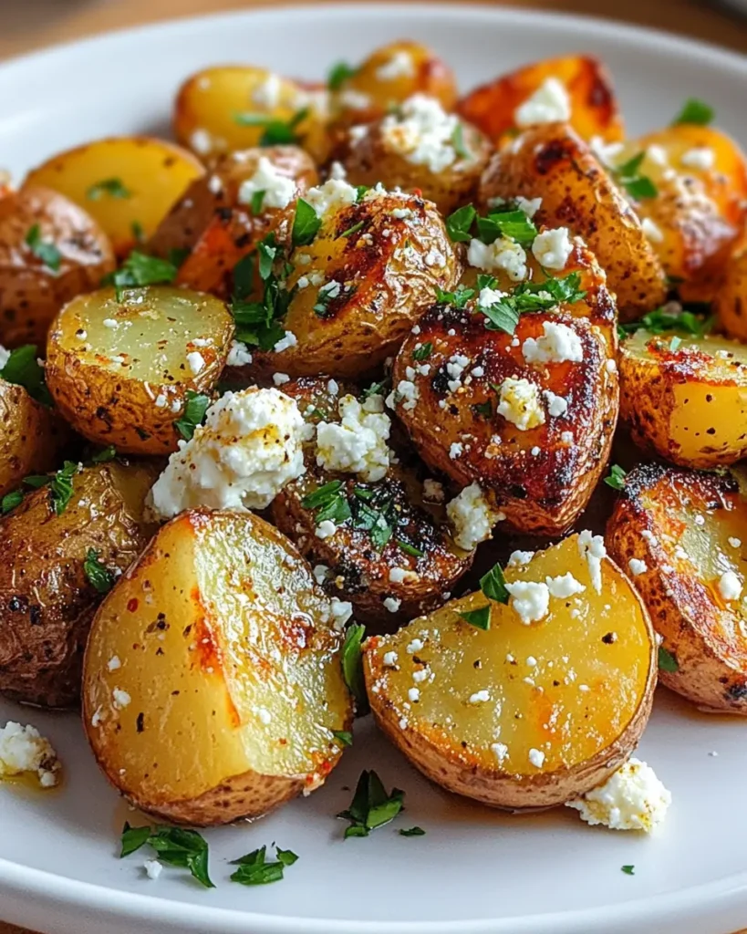Papas Asadas con Feta al Estilo Griego First Image First Image