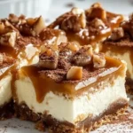Barras de Cheesecake de Canela y Caramelo First Image First Image