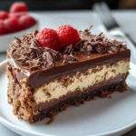 Tarta de queso de chocolate alemán First Image First Image