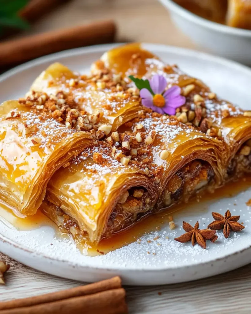 Rollos de Baklava con Especias de Calabaza First Image First Image