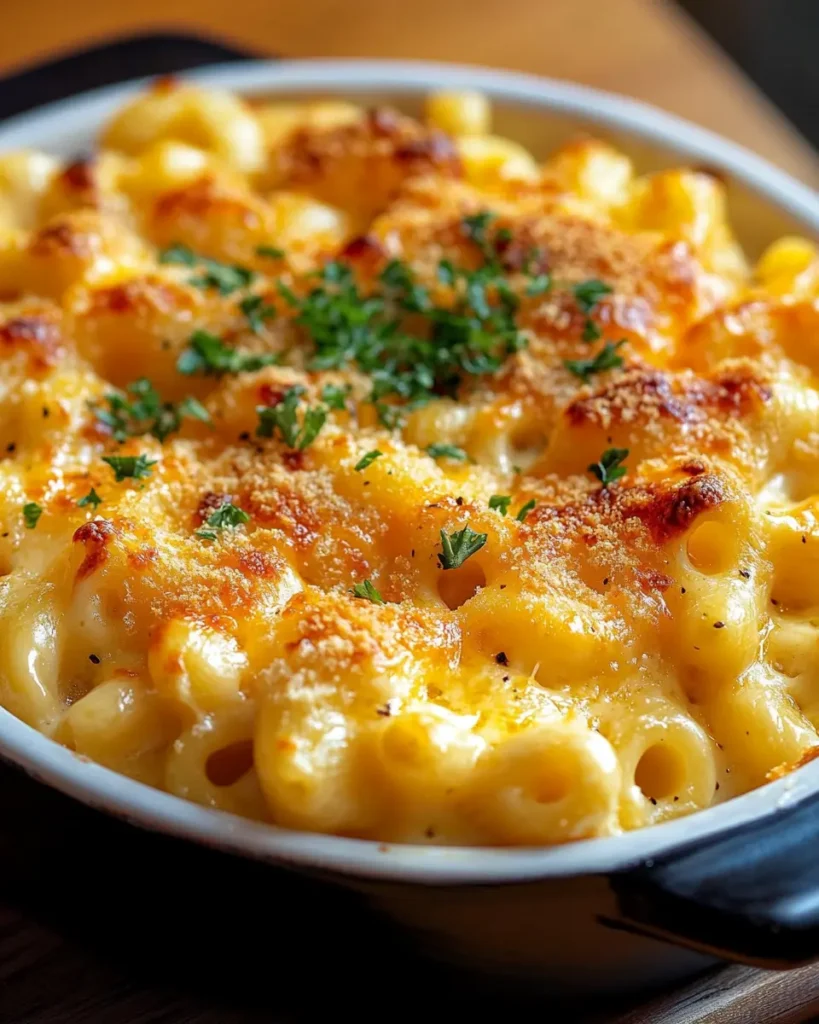 Macarrones con Queso Cremoso al Horno First Image First Image