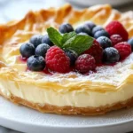 Tarta de Queso con Masa Phyllo First Image First Image