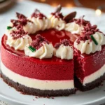 Cheesecake de Terciopelo Rojo Navideño First Image First Image