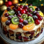 Mejor Pastel de Frutas Navideño First Image First Image