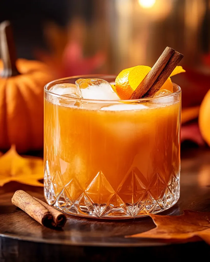 Cóctel de Calabaza y Bourbon First Image First Image