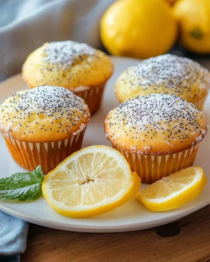 Muffins de Limón y Semillas de Amapola First Image First Image
