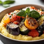 Bowl de Ratatouille Asado con Polenta y Parmesano First Image First Image