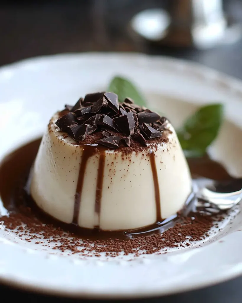 Panna Cotta de Café Mocha Cremosa First Image First Image