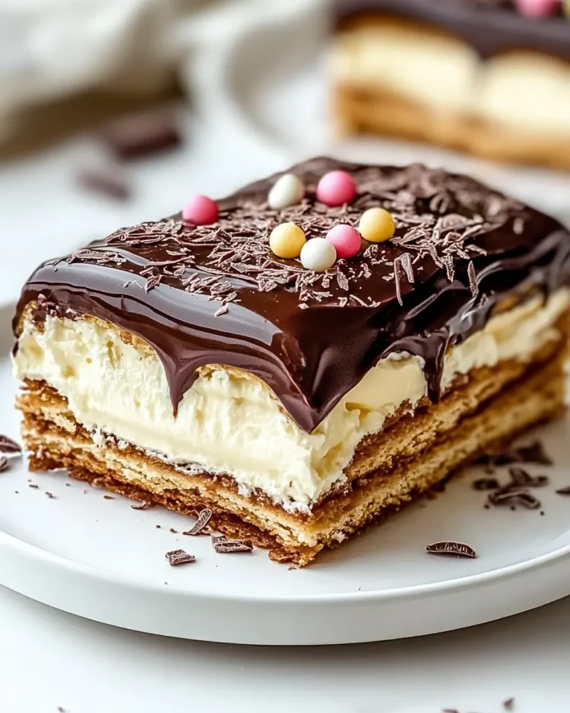 Pastel de Eclair Sin Horno First Image First Image