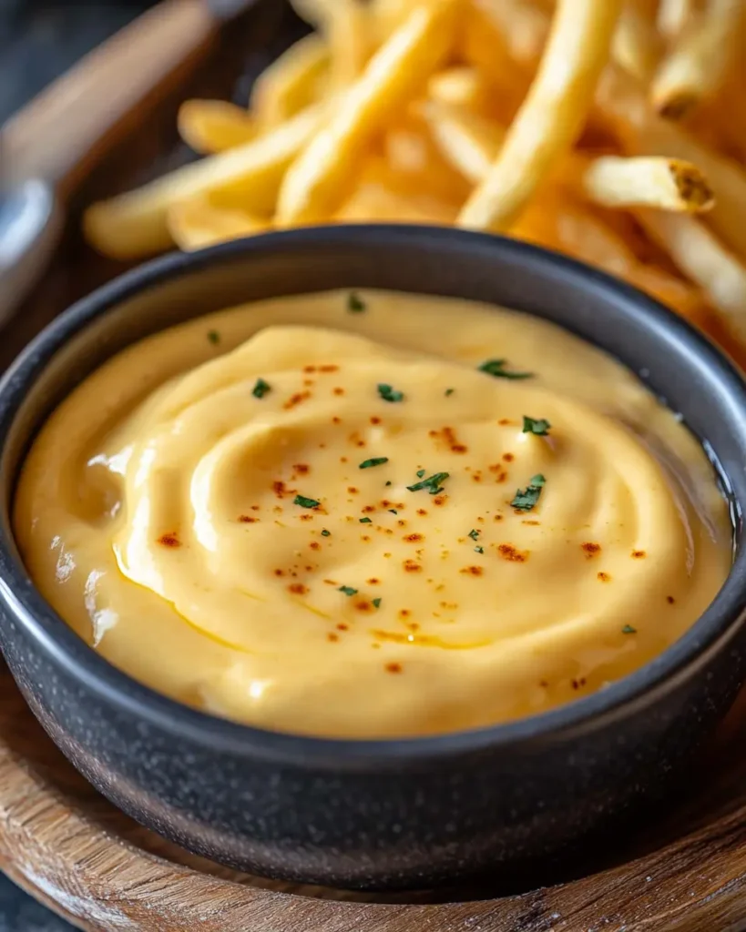 Salsa de Queso Irresistible para Papas Fritas First Image First Image