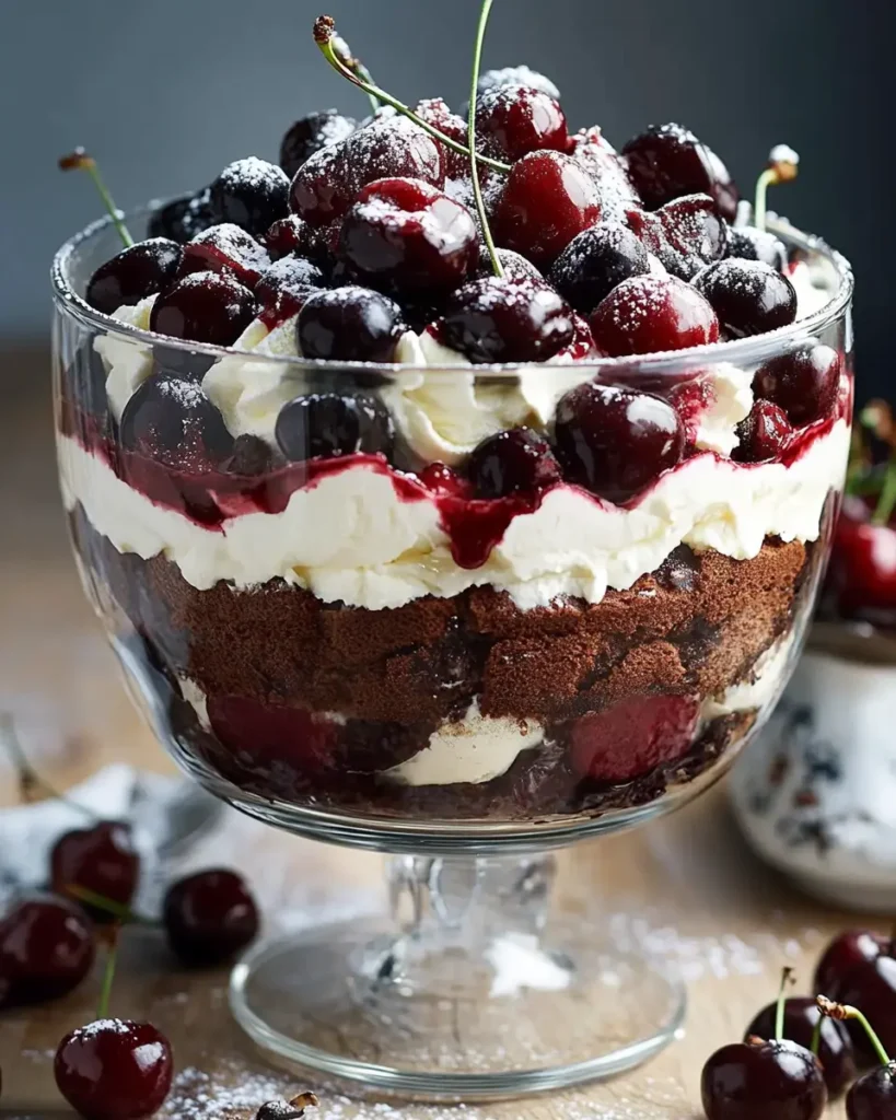 Trifle de Selva Negra Navideño First Image First Image