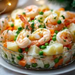 Ensaladilla Rusa de Navidad con Gambas First Image First Image