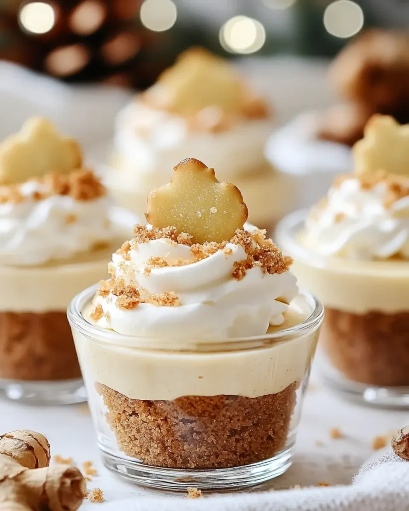 Tazas de Cheesecake de Jengibre Sin Hornear First Image First Image