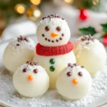 No-Bake Snowman Truffles First Image First Image
