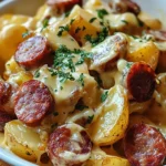 Patatas Cheesy Ranch con Salchicha Ahumada First Image First Image