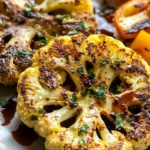 Steaks de coliflor asados First Image First Image