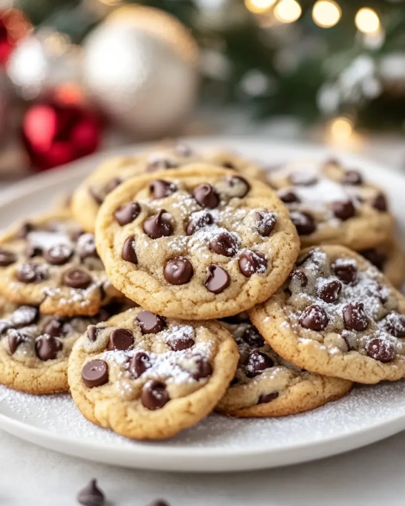 Galletas de Chocolate con Chispas de Invierno Fácil First Image First Image