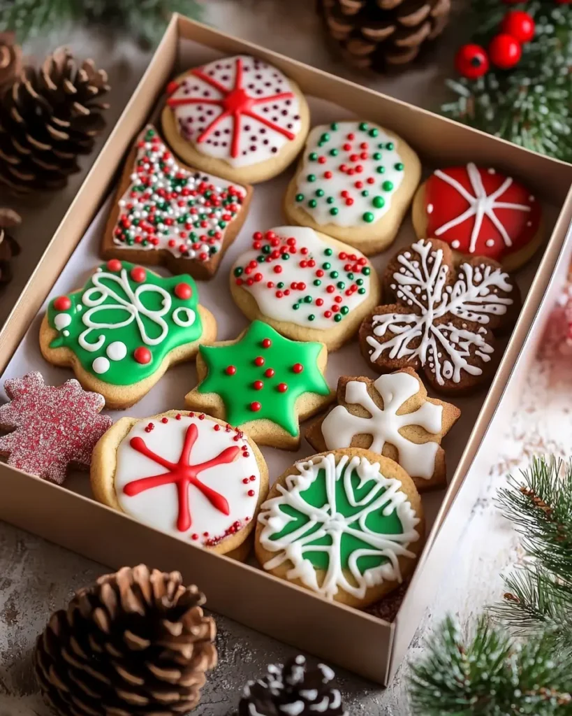 Caja de Galletas de Navidad First Image First Image