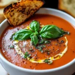 Sopa Cremosa de Tomate Asado y Ajo First Image First Image