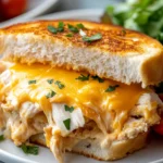 Sándwiches de Pollo Derretido con Cheddar y Ranch First Image First Image